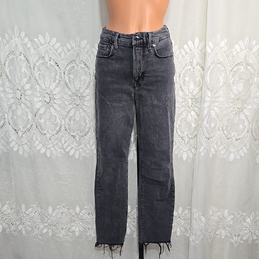 Good American Black Denim Jeans Sz 4/27